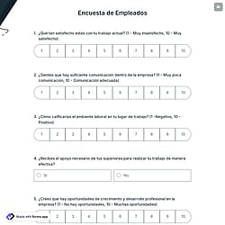Encuesta de Empleados