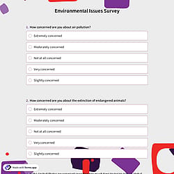 Environmental Issues Survey