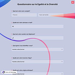 Questionnaire sur le Egalité et la Diversité