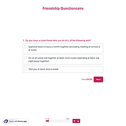 Friendship Questionnaire