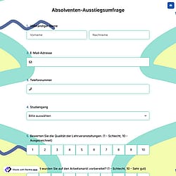 Absolventen-Ausstiegsumfrage