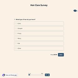 Hair Care Survey