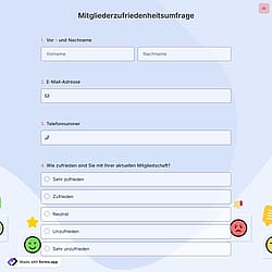 Umfrage zur Mitgliederzufriedenheit