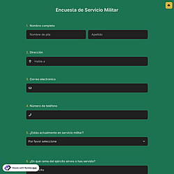 Encuesta de Servicio Militar