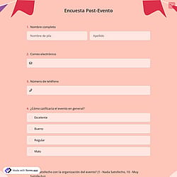 Encuesta Post-Evento