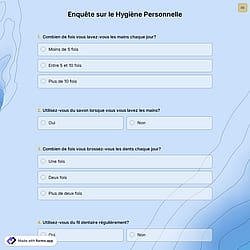 Enquête sur le Hygiène Personnelle