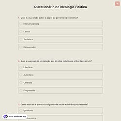 Questionário de Ideologia Política