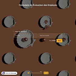 Formulaire de Evaluation des Employés en Ligne
