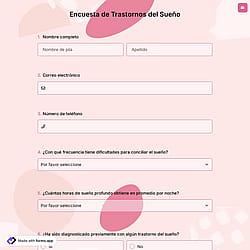 Encuesta de Trastornos del Sueño