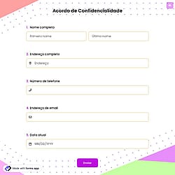 Acordo de Confidencialidade