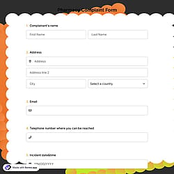 Pharmacy Complaint Form