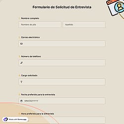 Formulario de Solicitud de Entrevista
