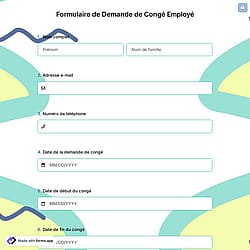 Formulaire de Demande de Congé Employé