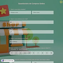 Questionário de Compras Online