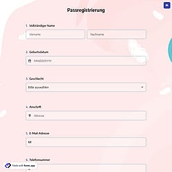 Passregistrierung