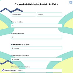 Formulario de Solicitud de Traslado de Oficina
