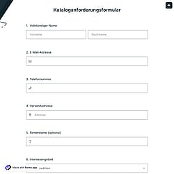 Kataloganforderungsformular
