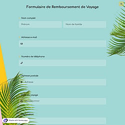 Formulaire de Remboursement de Voyage