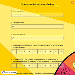 Encuesta de Evaluación de Trabajo