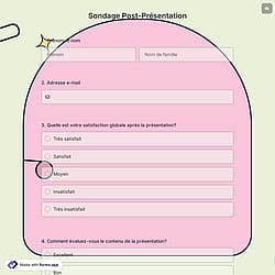Sondage Post-Présentation