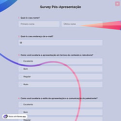 Survey Pós-Apresentação