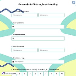 Formulário de Observação de Coaching