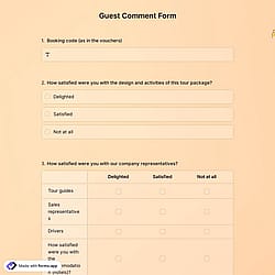 Guest Comment Form