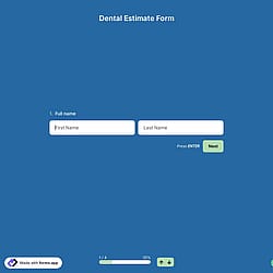 Dental Estimate Form