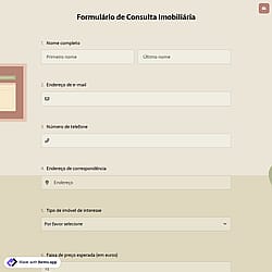 Formulário de Consulta Imobiliária