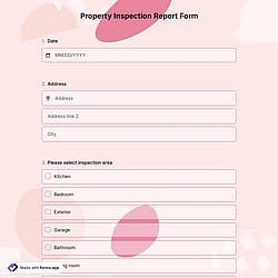 Property Inspection Report Form
