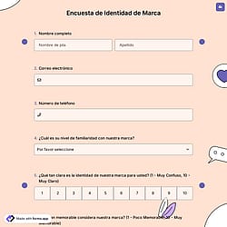 Encuesta de Identidad de Marca