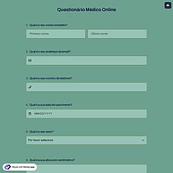 Questionário Médico Online