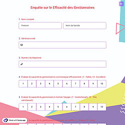 Enquête sur le Efficacité des Gestionnaires