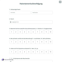 Patientenverlaufsverfolgung