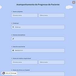 Acompanhamento do Progresso do Paciente