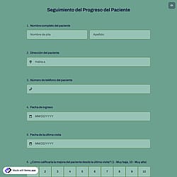 Seguimiento del Progreso del Paciente