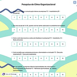 Pesquisa de Clima Organizacional
