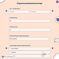 Programmzufriedenheitsumfrage