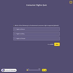 Consumer Rights Quiz