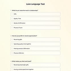 Love Language Test