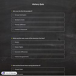 History Quiz