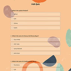 Irish Quiz