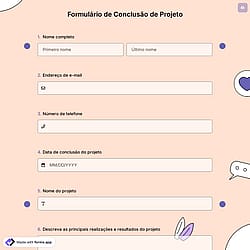 Formulário de Conclusão de Projeto