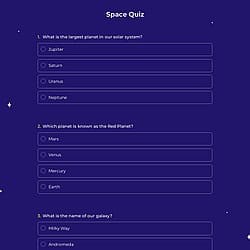 Space Quiz