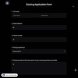 Casting Application Form