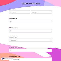 Tour Reservation Form