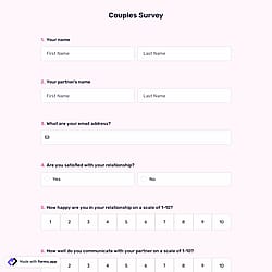 Couples Survey