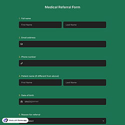 Medical Referral Form