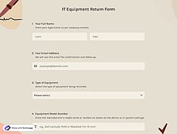 IT Equipment Return Form