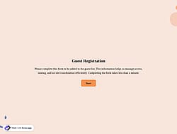 Guest List Form